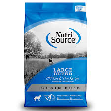 Nutri Source Large Breed Grain Free Dry Dog Food 26lbs