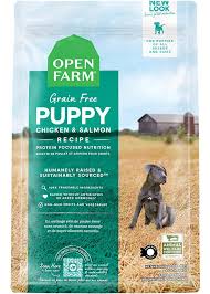 Open Farm Grain Free Chicken and Salmon Puppy Dry Dog Food 22lbs