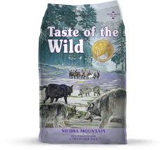 Taste of The Wild Sierra Mountain Grain Free Dry Dog Food 28lbs